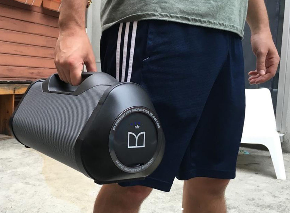 monster blaster bluetooth boombox