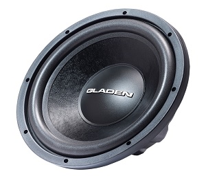 Gladen RS-X 12 Slim : Subwoofer-12″/30 cm-600/400 Watt